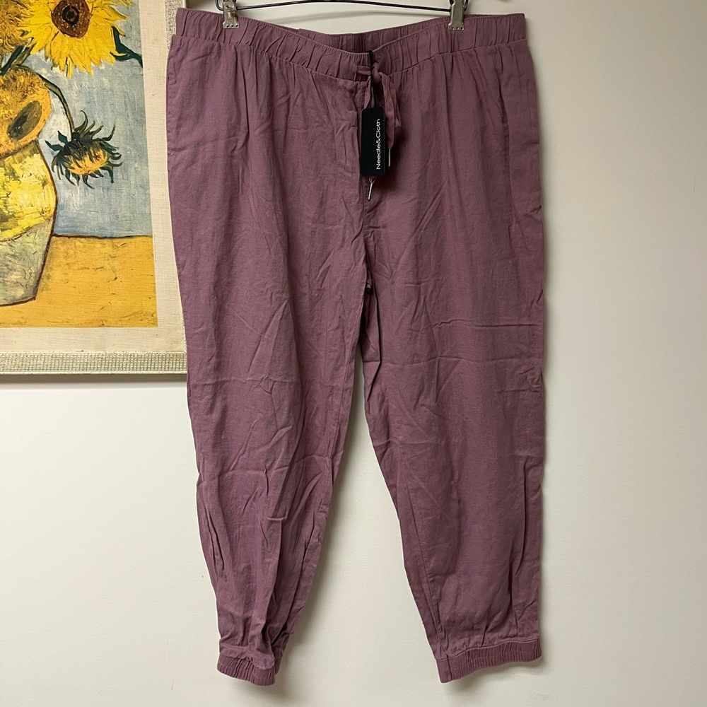 💚 3 for $15 Needle and cloth pink linen pant
